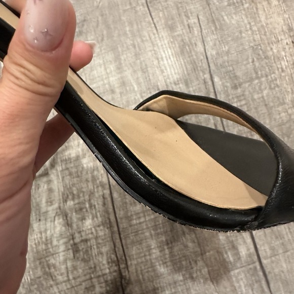 INC International Concepts Kivah Block Heels Open Toe Black Womens‎ Sz 9M - Picture 11 of 11